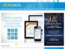 Tablet Screenshot of fundata.com